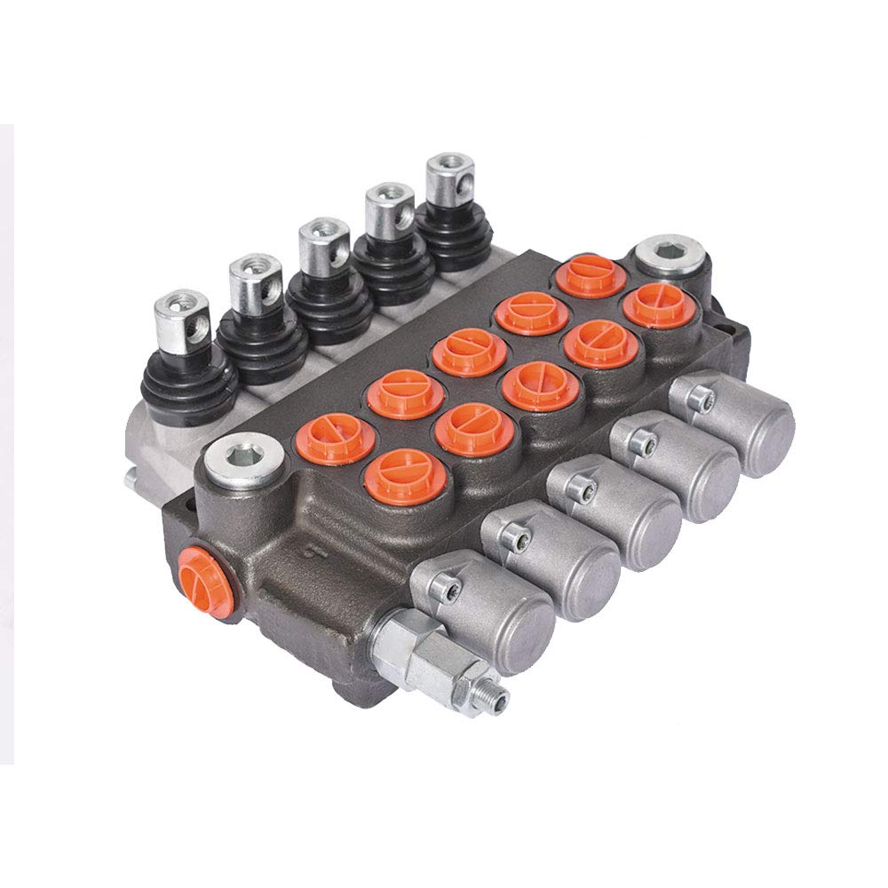 Hydraulisches Wegeventil 5-Spulen 11 gpm 3625 psi SAE-Anschlüsse doppeltwirkend