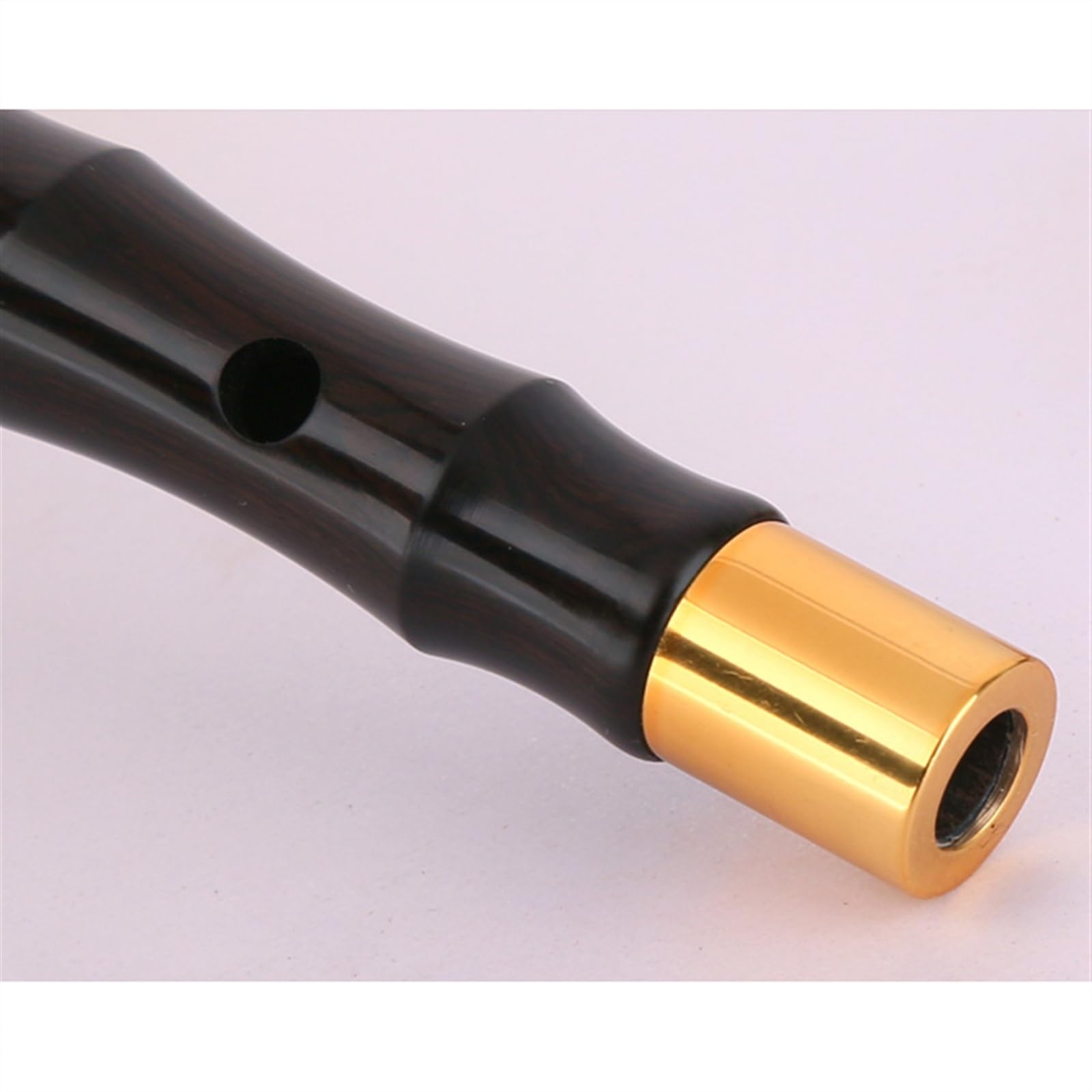 Professionell Suona Ebenholzstange Vergoldete Schale Suona Chinesisches Traditionelles Folk-Suona-Horn-Holzblasinstrument Mit Zubehör (Color : E)