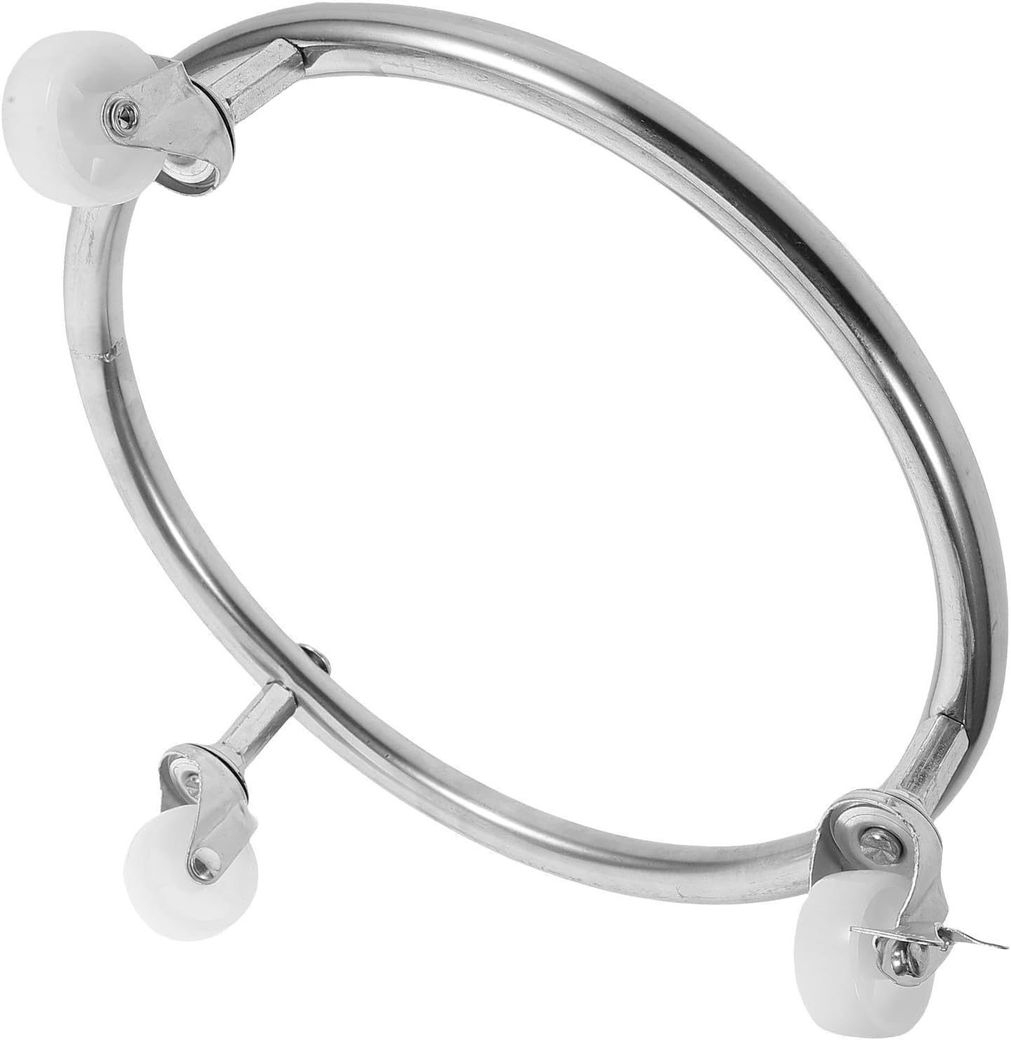 Propane Tank Stand with Wheels, Stainless Steel Gas Cylinder Holder
