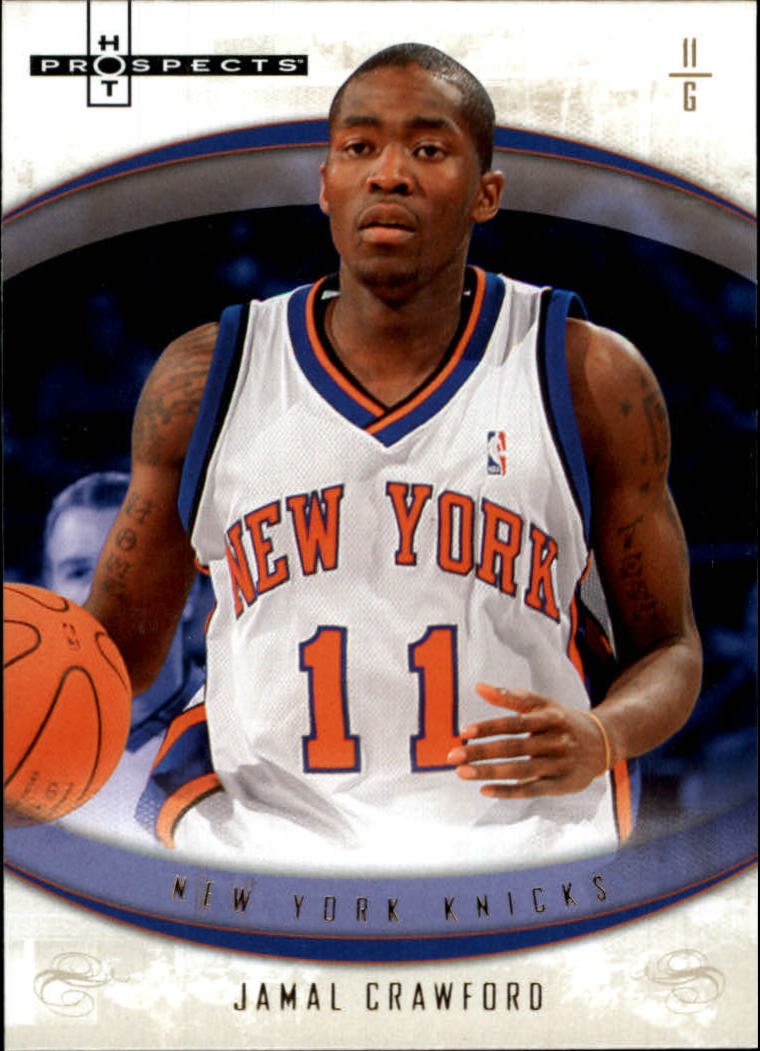2007-08 Fleer Hot Prospects Basketball #40 Jamal Crawford New York