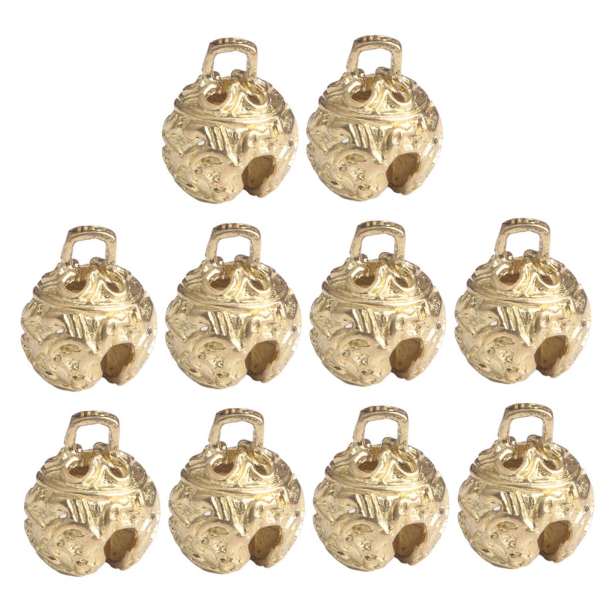 Alipis 10Pcs Vintage DIY Bell Pendants for Crafting Decorative Hanging Bells for Keychains Home Decor Jewelry Making and Wind Chimes for Holiday Decorations