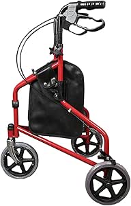 Amazon.com: Walking Frame 3 Wheel Rollator Walker,Lightweight and ...