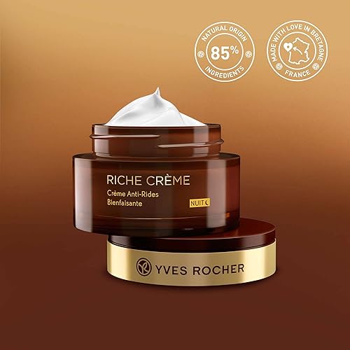 Miniatura 8 de Yves Rocher Crema Riche Antiarrugas Reconfortante (noche)  Suaviza y suaviza la piel  1.7 onzas líquidas