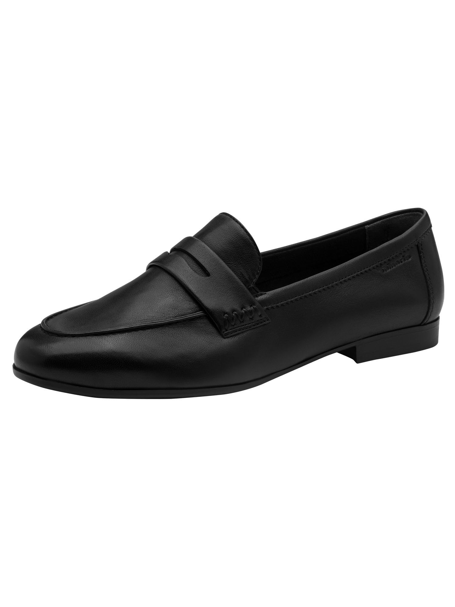Tamaris Women's loafer flat leather black 5.5 UK