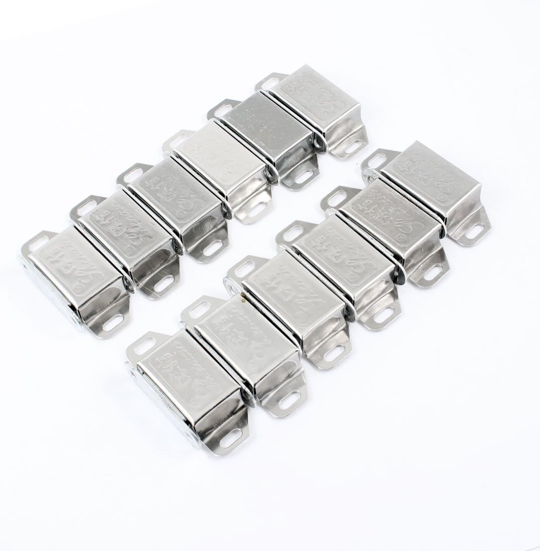 55mm x 4mm Cabinet Door Silver Tone Stainless Steel Magnetic Catch 24 Pcs (6611de67acd722e23cc3564fddc0e8ac)