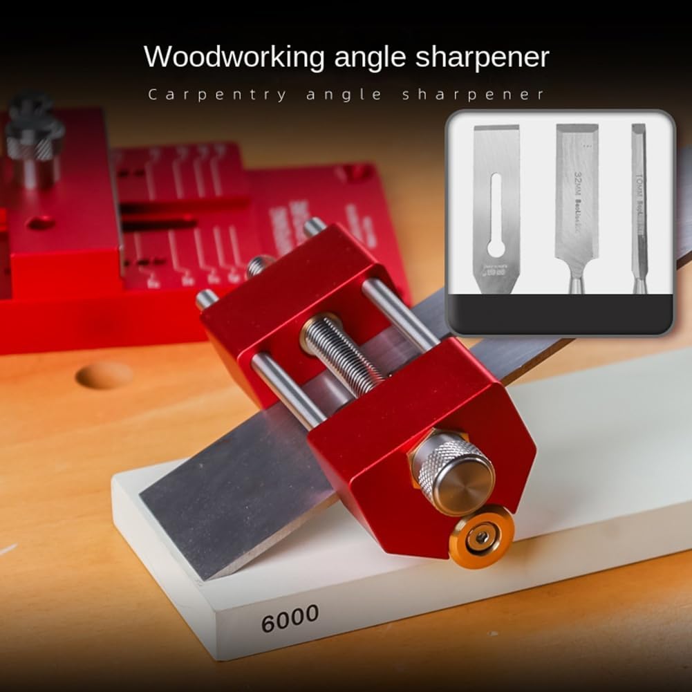 木工用ノミ 鉋 研ぎガイド アングルブロック ホーニング シャープナー ジグ ツール アングル固定具 木工用ノミ用