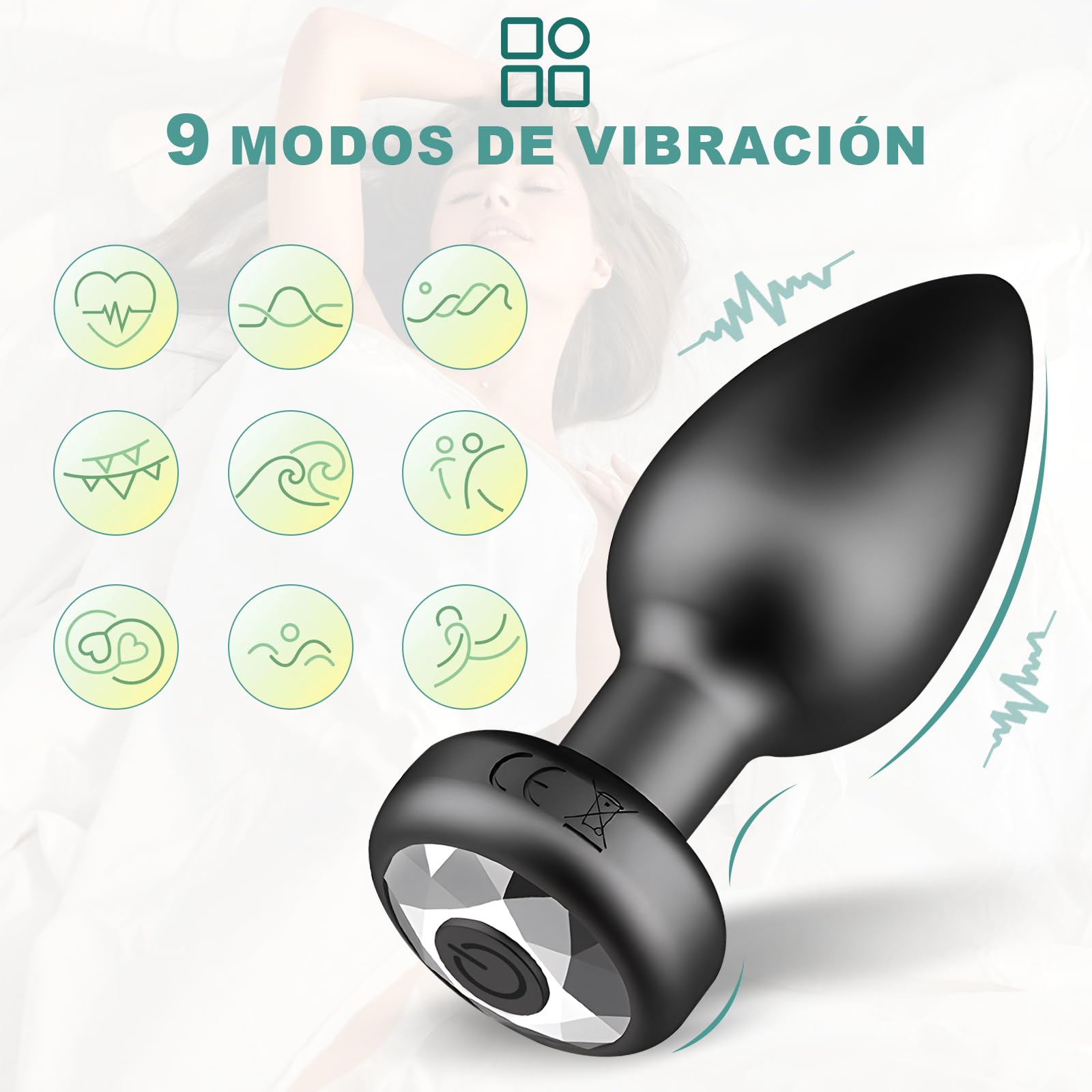 plug anal bleu Plug Anal Intense 10 Vibraciones con Control Remoto