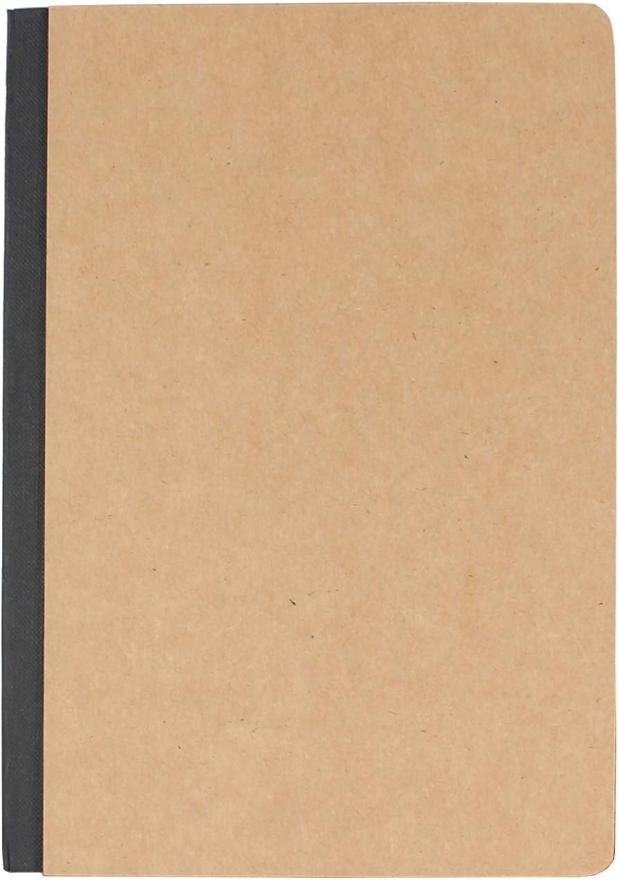 JoyToken Notebook Refillable Notebook Journal Refill A5 A6 Notebook Journal for Refill Leather Cover, Replacement Notebook, Refill Notebook, Insert Notebook (A5)