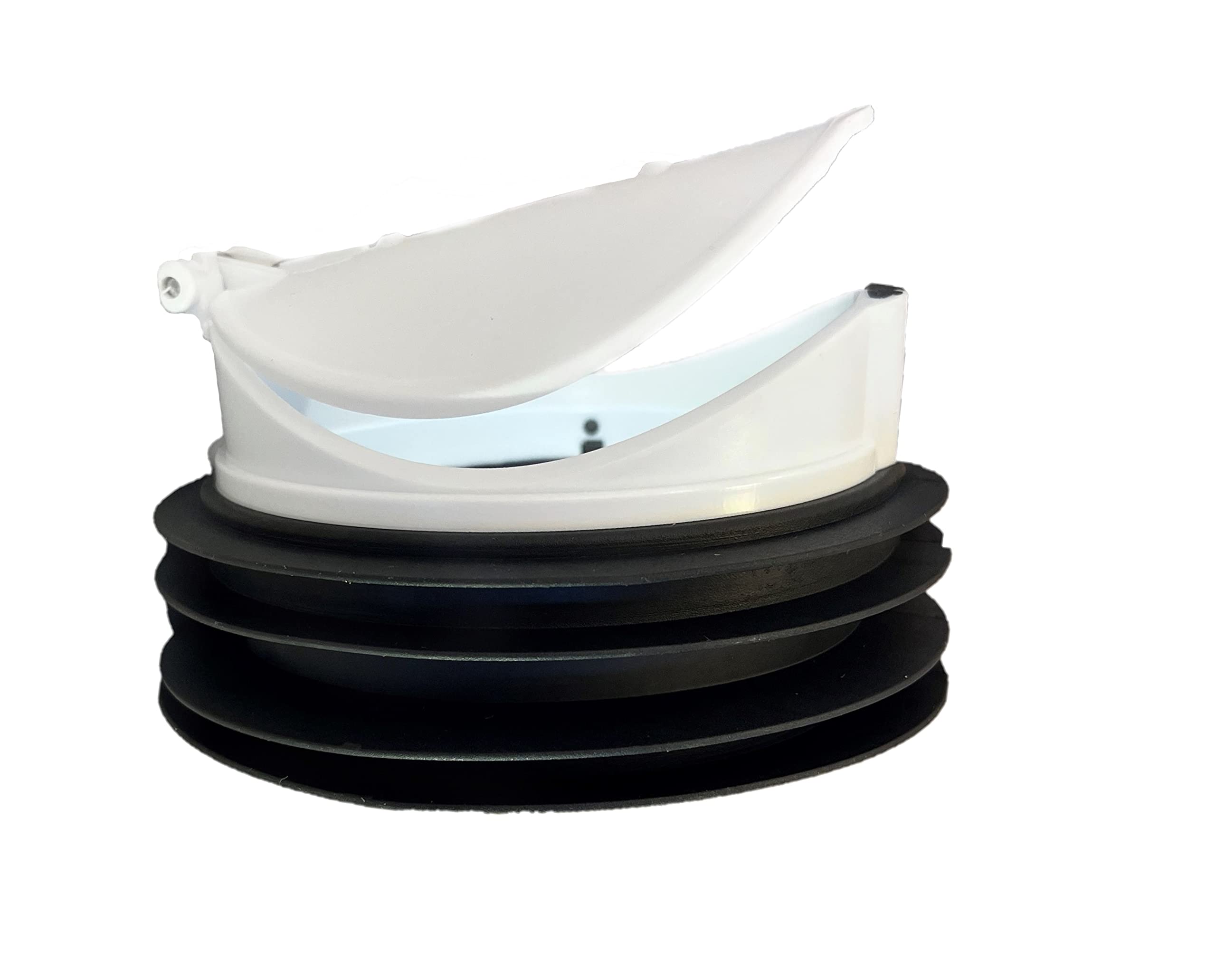 UZMAN 1 tapa de protección para ratas DN 90-100/110 mm, adaptador, válvula antirretorno, protección antirretorno de construcción, tubería KG para aguas residuales, protección contra ratas