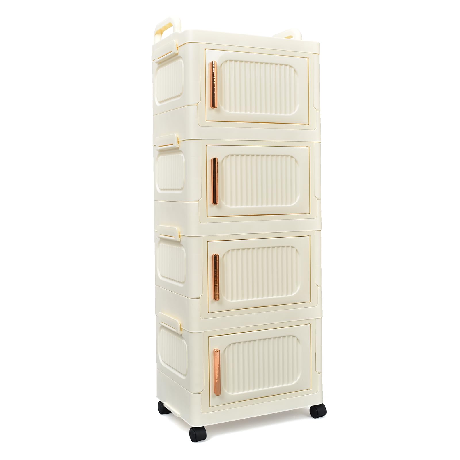 Amazon｜kaitou チェスト 4段 収納ケース 収納ボックス 折りたたみ