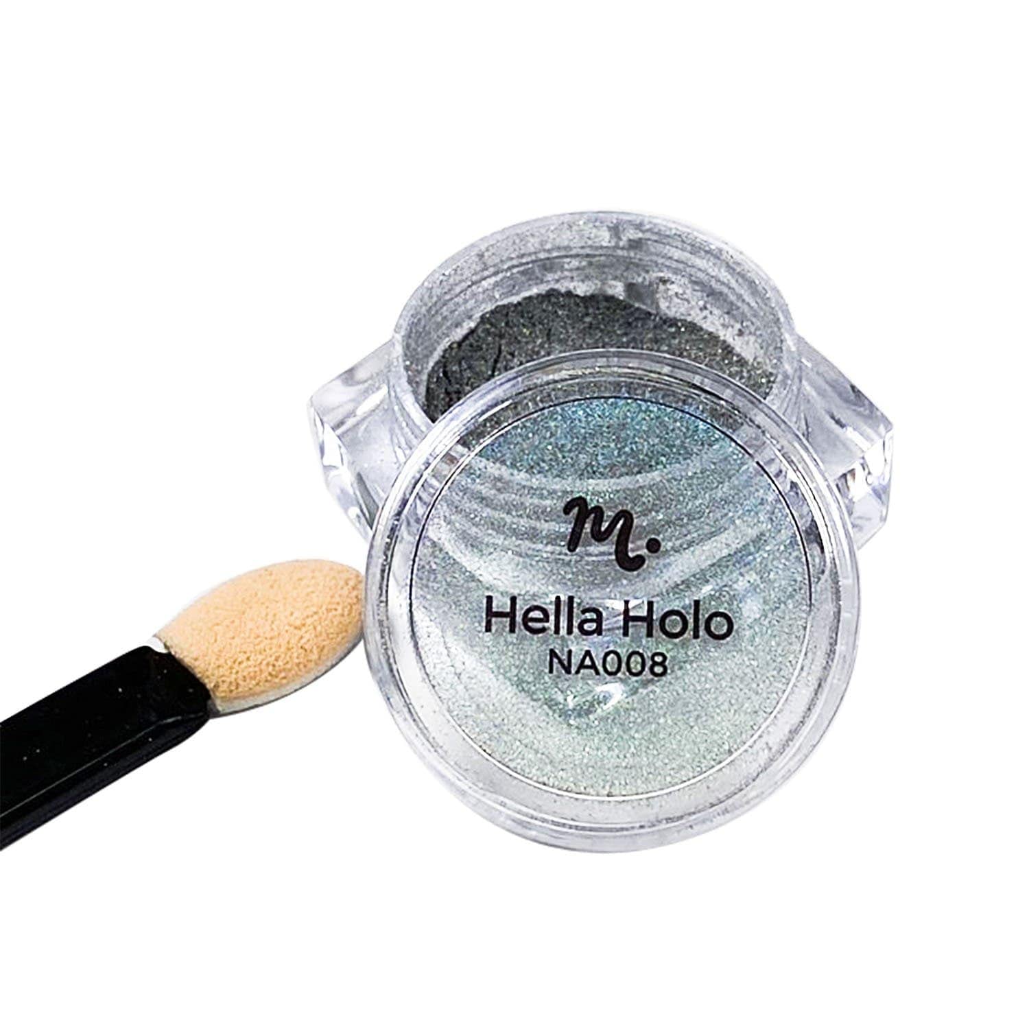 Maniology Hella Holo Extra Fine Holographic Nail Art Powder, Glittering and Sparkling Nail Art Powders
