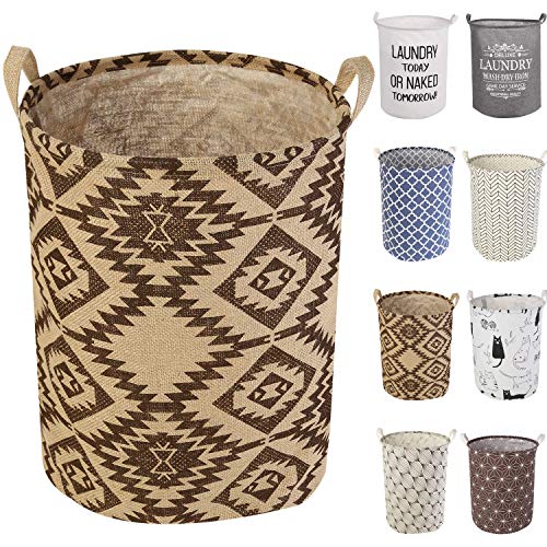 LessMo 19,7' Paniers à Linge, Paniers à Linge Pliable Grand Bac de Rangement en Tissu Corbeille à Linge pour Organiser Chambre d'enfants, Jouets, Vêtement