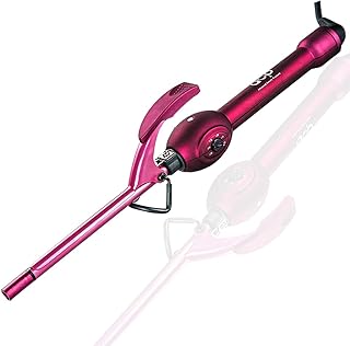 9mm Thin Hair Curler, MBHAIR 3/8 Small Barrel Skinny Hair Curling Iron Wand Professional Super Tourmaline Ceramic Barrel Small Tongs for Short and Long Hair
