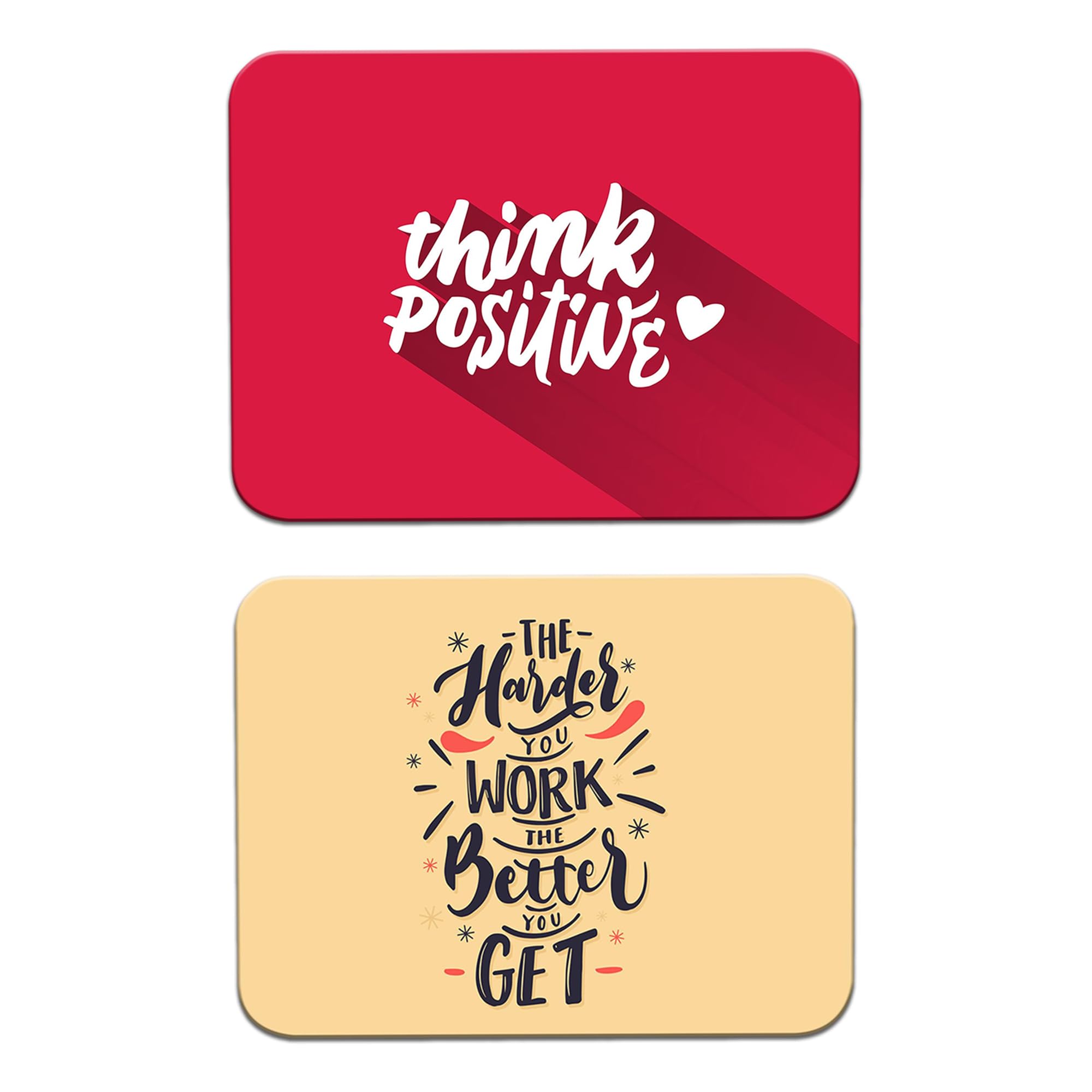 Mpad Mouse Mat Gaming Mouse Pad, Non-Slip Rubber Base, Waterproof Surface, Premium-Textured, Compatible with Laser and Optical Mice - Pack of 2 (MP-2-2)