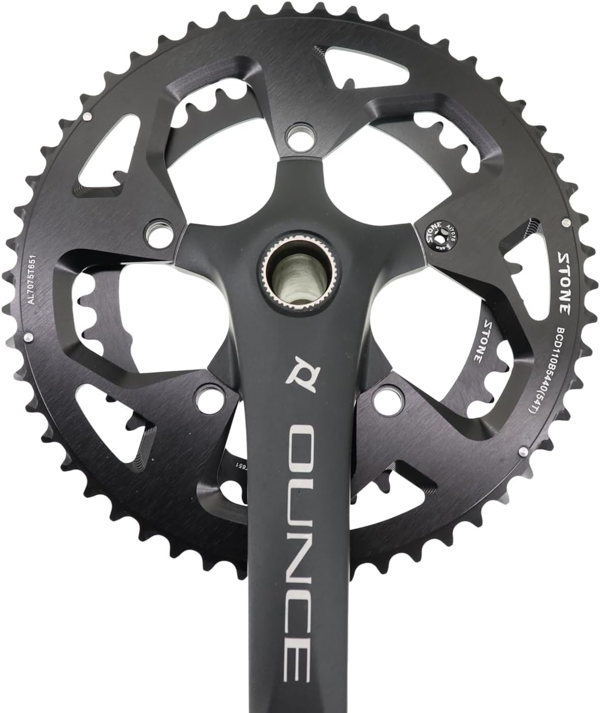 Amazon | STONE バイクラウンドダブルチェーンリング 110bcd 2x 46-32T