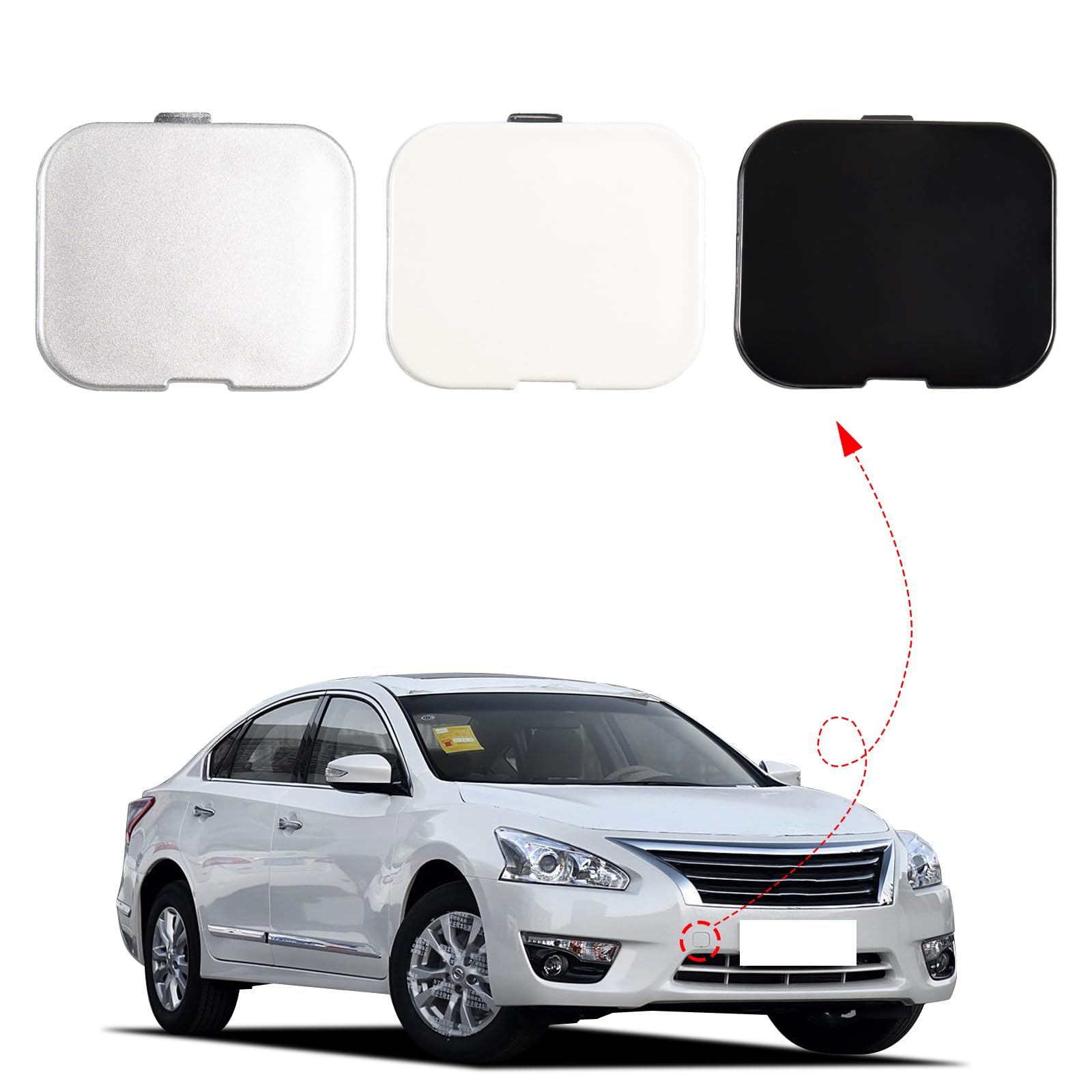 New Front Bumper Tow Hook Eye Cover 622A0-3KA0A For Nissan...
