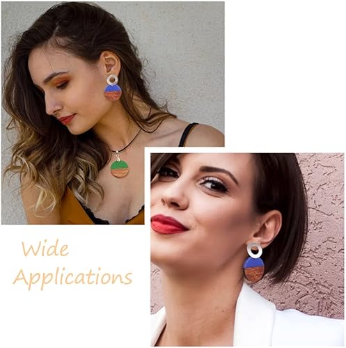 Vista 259 de Colgante de madera de resina, Resina, No es una piedra preciosa 0negro