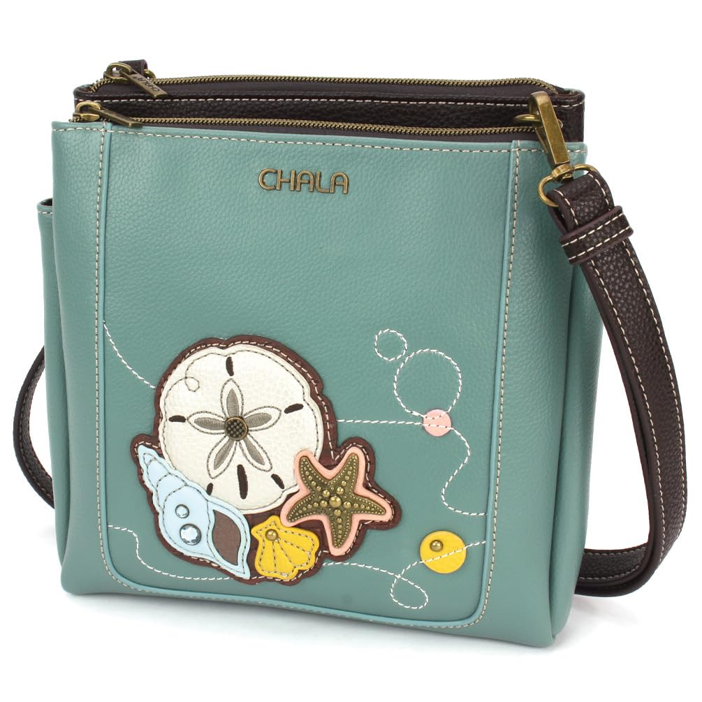 CHALA Merry Messenger RFID Protected Women Faux Leather Shoulder Purse with Adjustable Crossbody Strap