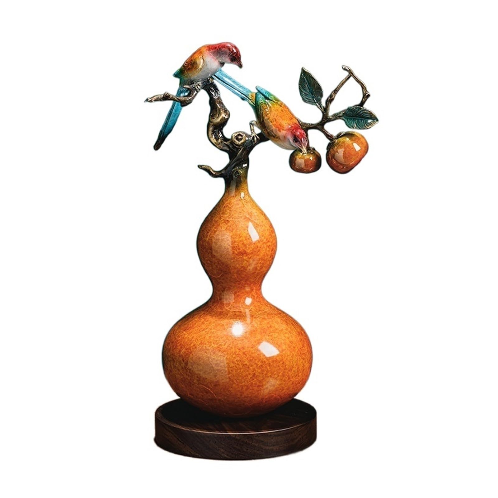 GLETSF Brass Decor Desktop Statue Brass Inviting Wealth Ornaments Checkout Counter Office Entrance Decoration Housewarming Statues For Home Decor,21 * 21 * 16cm(8 In)