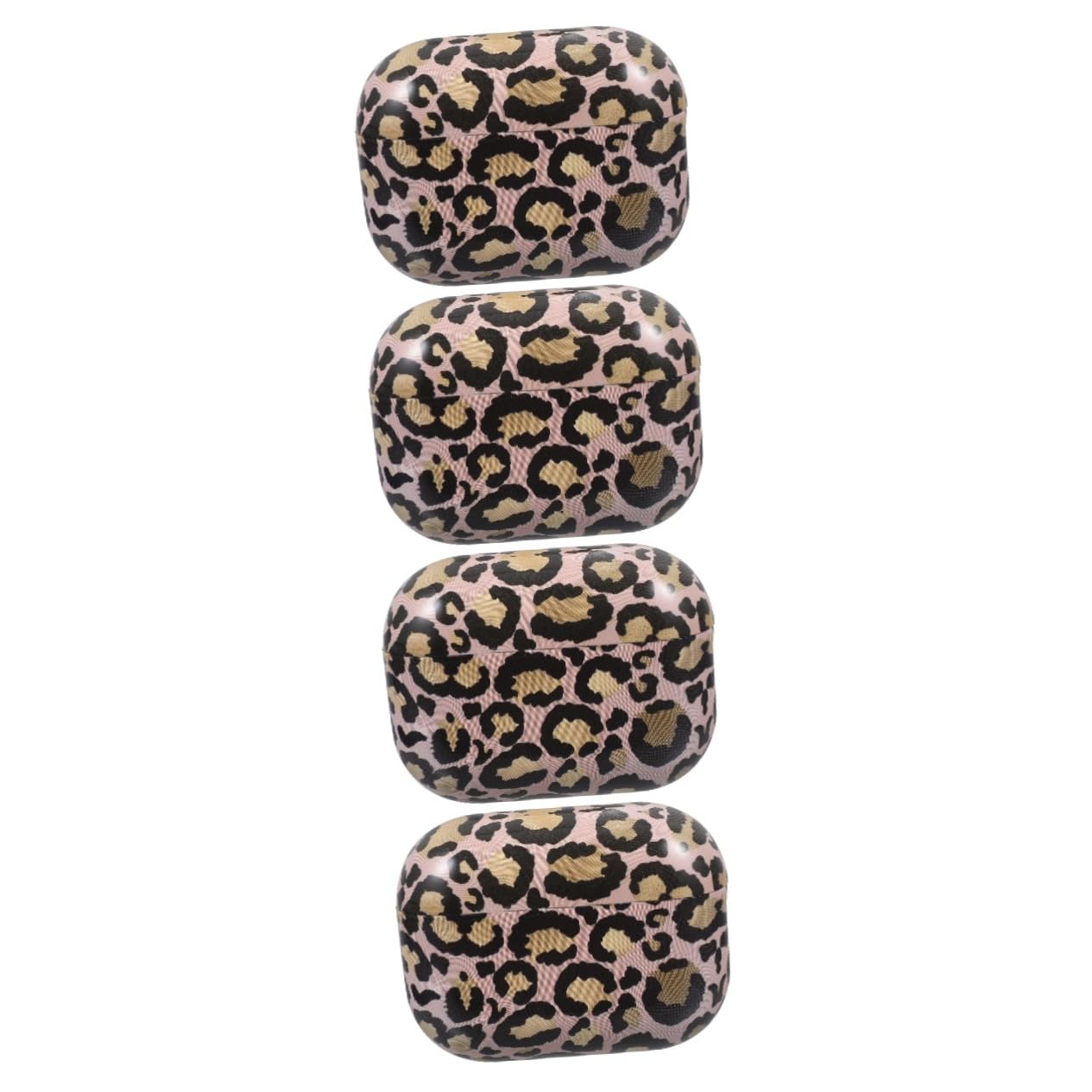 DOITOOL 4stücke Wireless Earbuds Schutzcase Leopard Design Kompatibel Mit Stoßfest Und Tragbar Stylischer Kopfhörer Schutz Leicht Und Langlebig Für Unterwegs