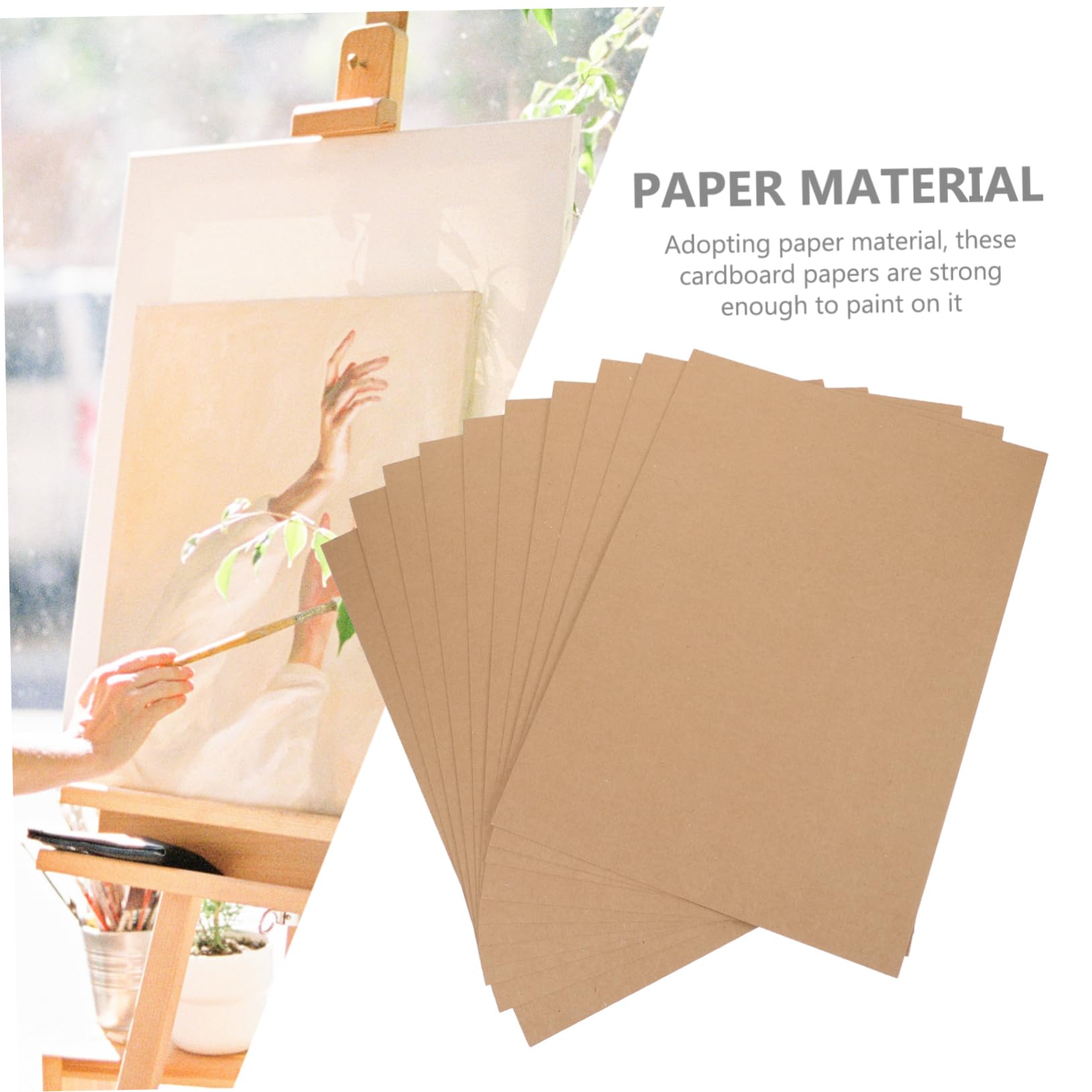 LALAFINA 10 Blatt Skizzenpapier zum Zeichnen aus Dickem Kraftpapier mit Glatter Oberfläche Leicht zu Bemalen für Künstler und Architekten im Arbeitsbereich