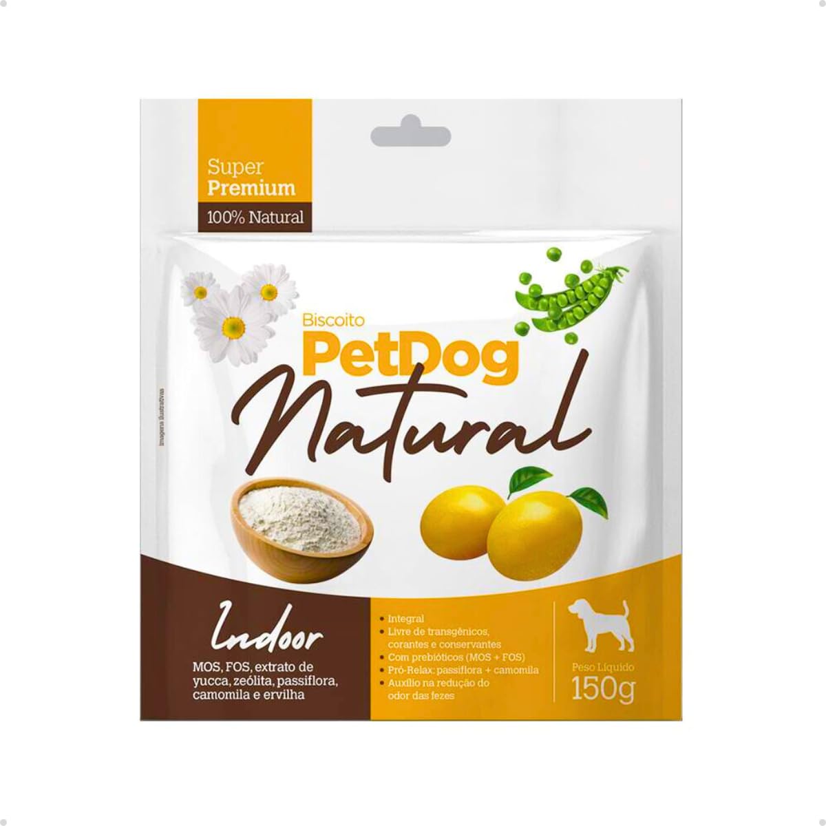 Biscoito Natural Petdog para Cães Super Premium Indoor - 150g