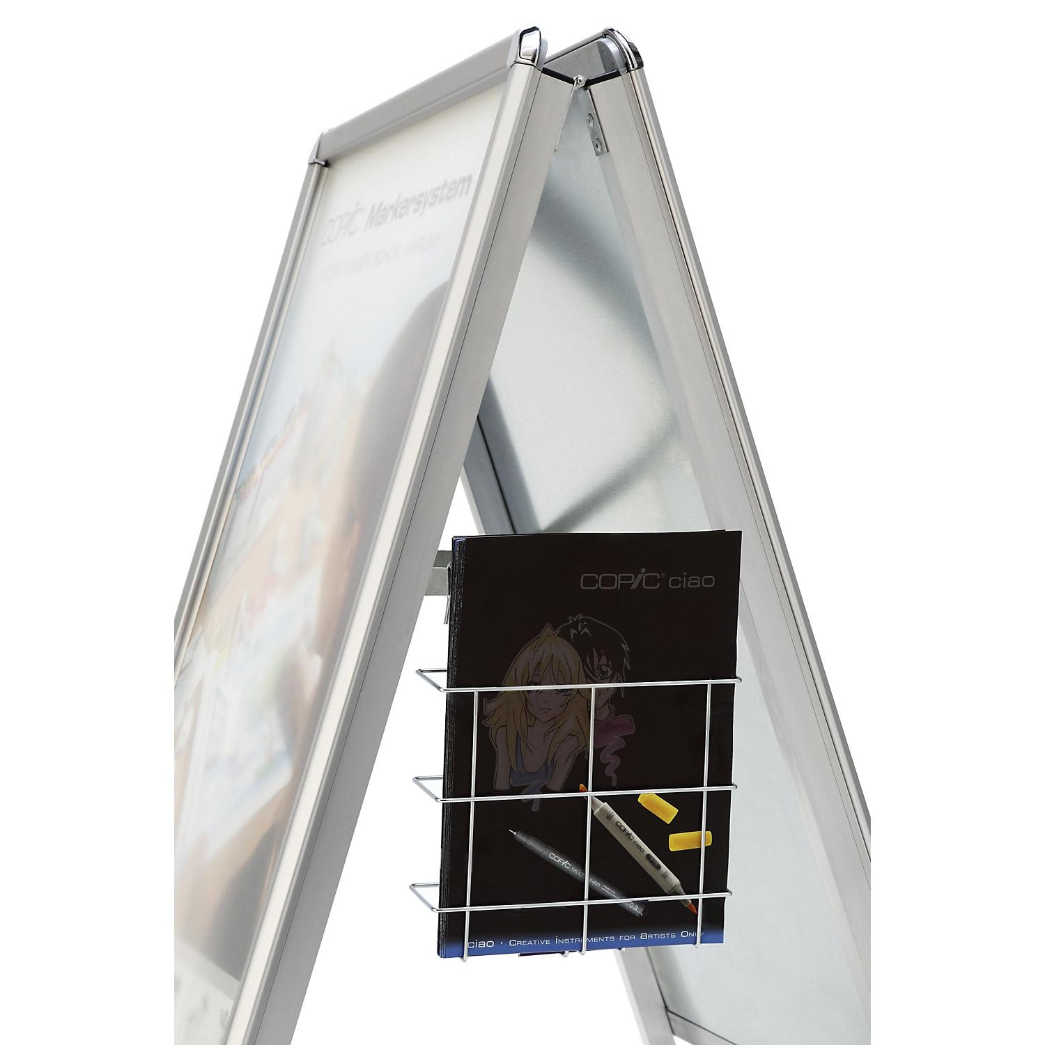 magnetoplan | Kundenstopper | Typ SP | Aluminium | DIN A2 | Typ SP, Aluminium, DIN A2