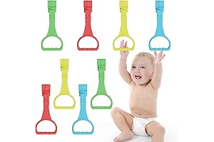 8Pcs Baby Pull Up Rings: Essential Support for Baby's Walking Journey