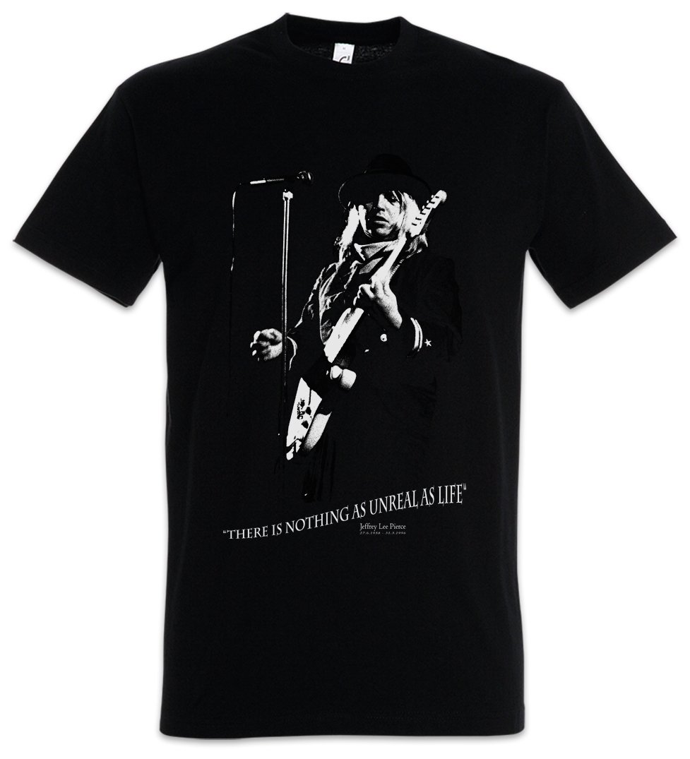 Urban Backwoods Jeffrey Lee Pierce Retro Men T-Shirt Black Size M
