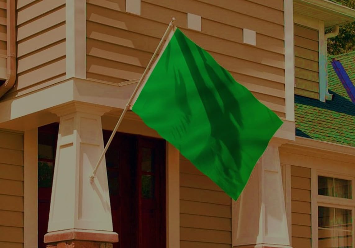 Plain Flags Shiny & Smooth Satin Cloth Solid DIY Flag, Bright Colors and UV Fade Resistant, DIY Decoration (Green, 30 X 45 Inches) (B0CWYD7HGN) Amazon Price History, Amazon Price Tracker