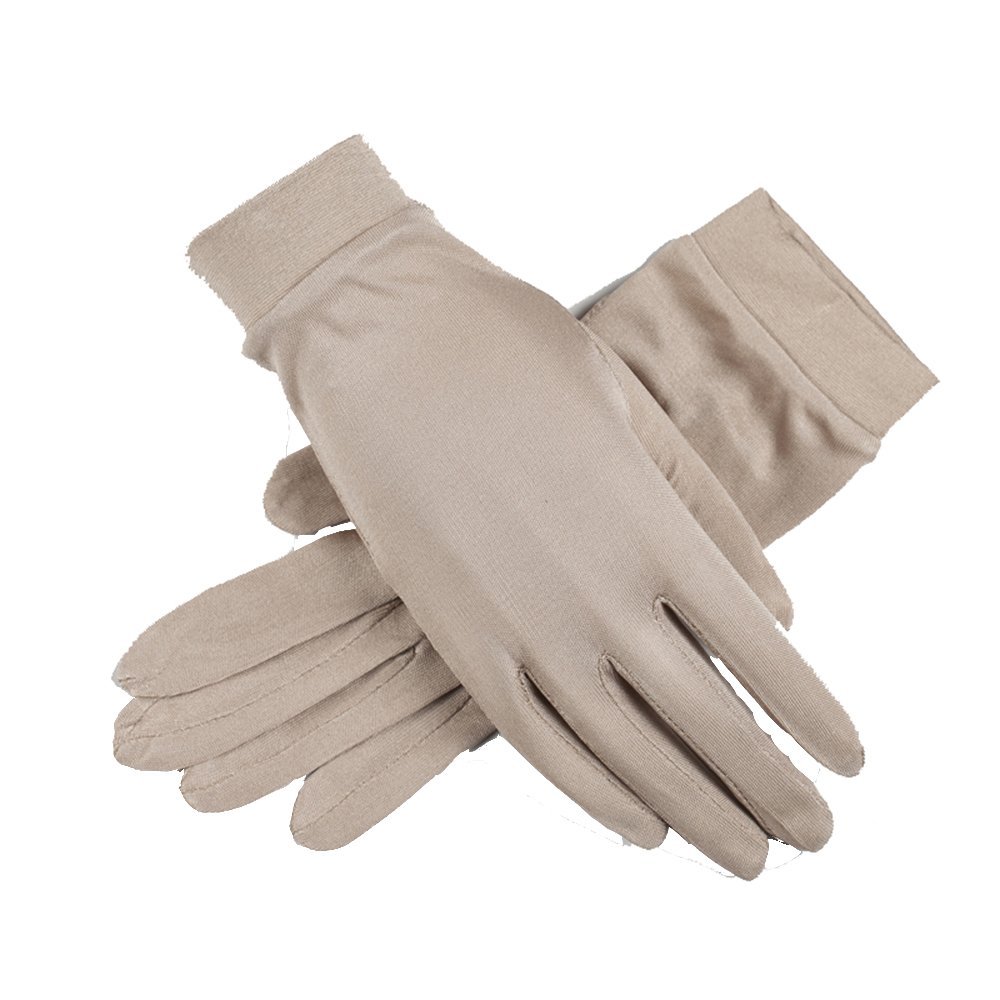 Womens 100 Pure Mulberry Silk Gloves Liner Glove Inner Ski