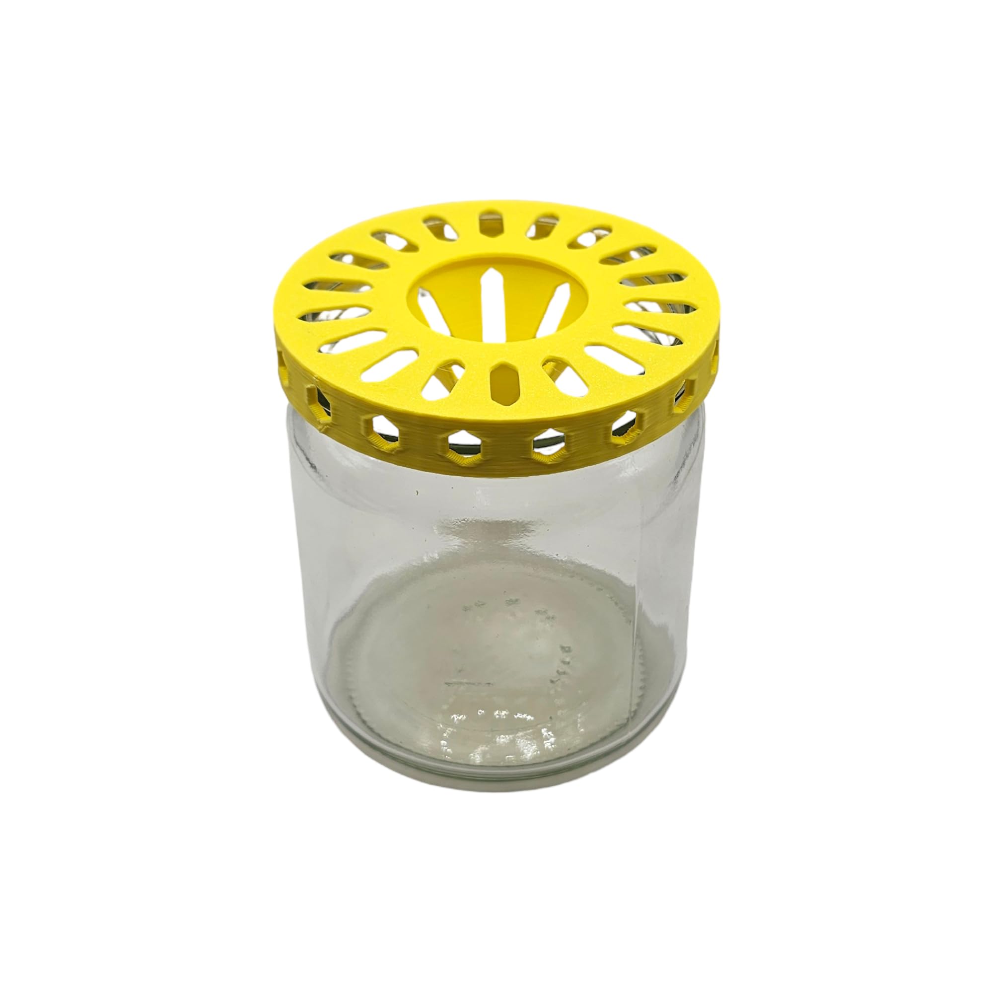 Pièges frelon asiatique avec entrée sélective 9 mm, bouchon réutilisable pour pot Ø82 mm