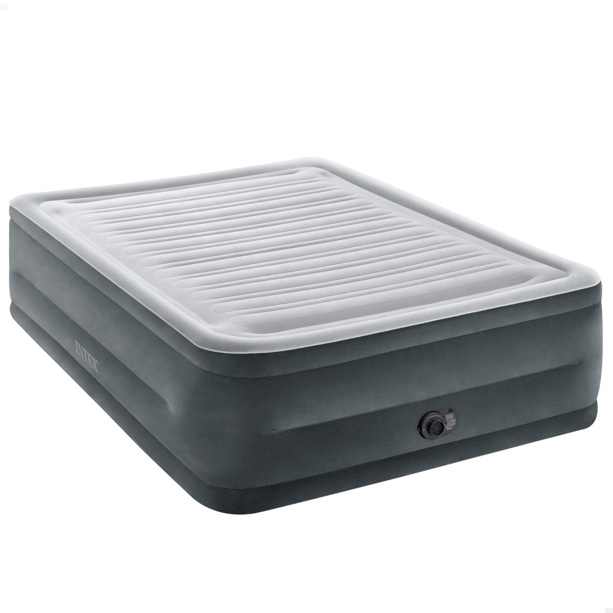Intex 64418NP Queen DURA-Beam Series HI-Rise Airbed with BIP Grey