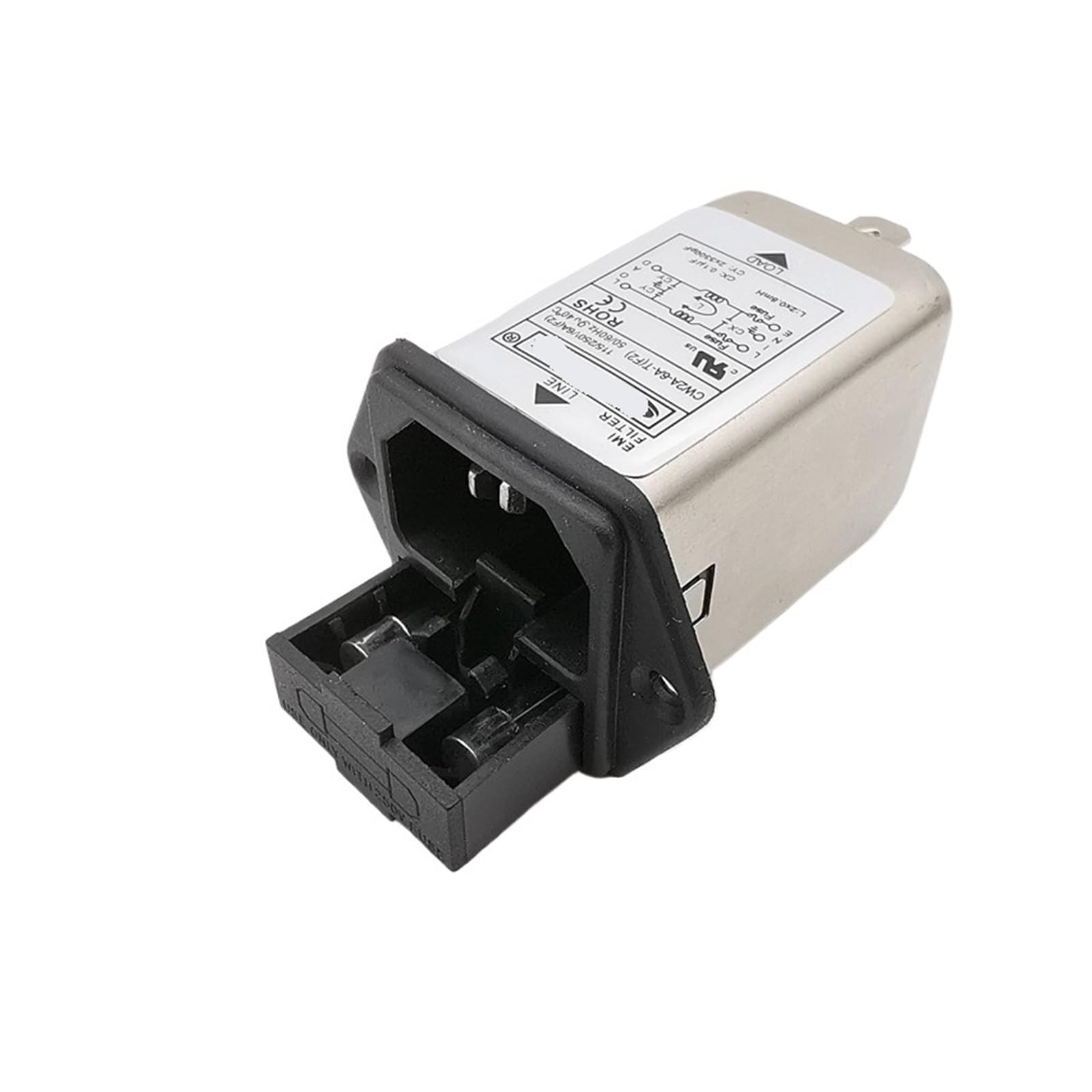 Power Filter CW1B-10A-T 10A 6A CW1B-06A-T(CW2A -10A -T F2 Double Fuse)