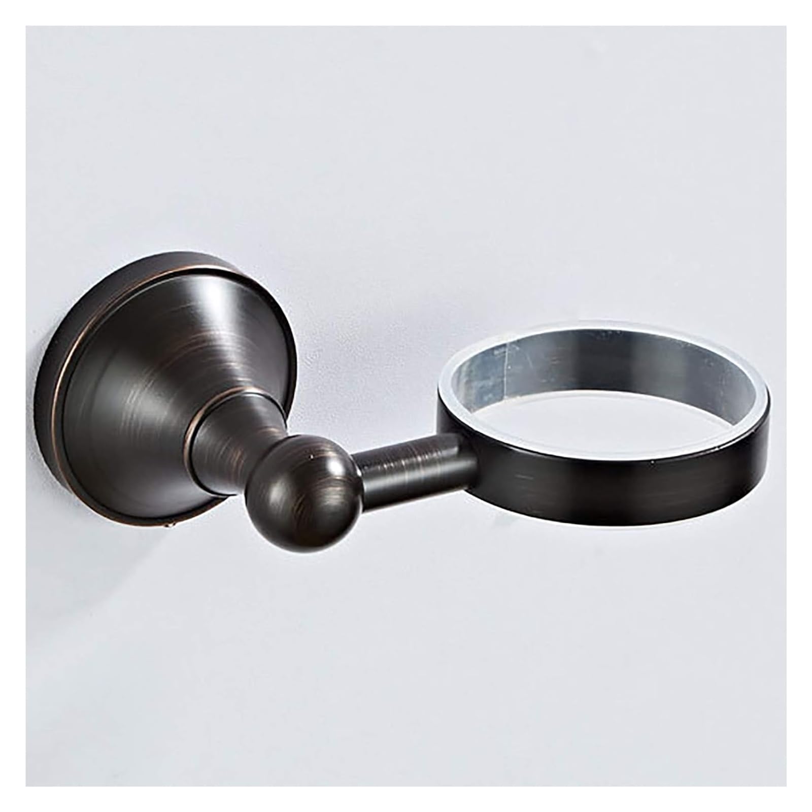 Jabonera, jabonera montada en la Pared Material de latón Soporte for jabón antioxidante Instalación con Orificio Adecuado for fregaderos de baño y Cocina(Black Bronze)