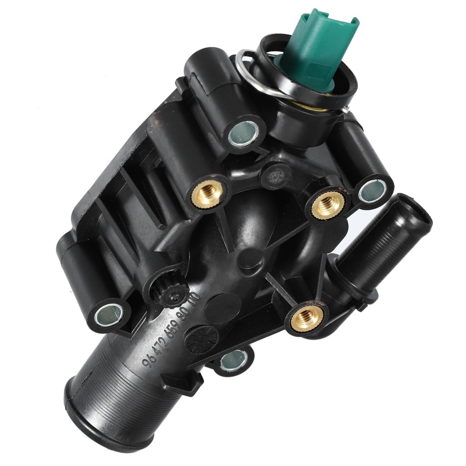 Auto Engine Thermostat Compatible With C&itroen For C3 For Pluriel 2003-2010 For C-Elysee 2012-2017 For C2 2003-2009 1336.Z0 Engine Coolant Flow Thermostat Housing