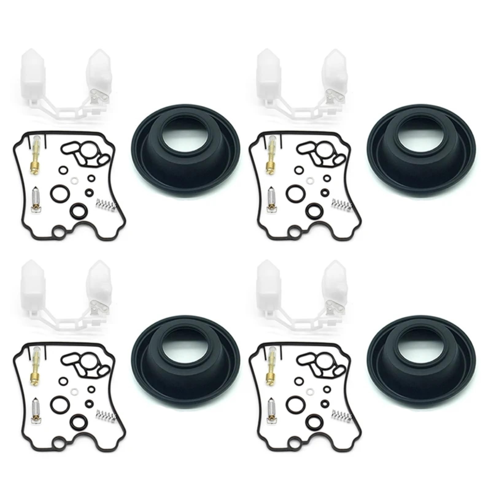 Kit Carburador Repuesto Kit Reparación Carburador Motocicleta Para Yamaha Para YZF750R 1993-1996 1997 1998 Membrana De Diafragma De Vacío Flotador Vavle Pieza De Carburador(D Set)