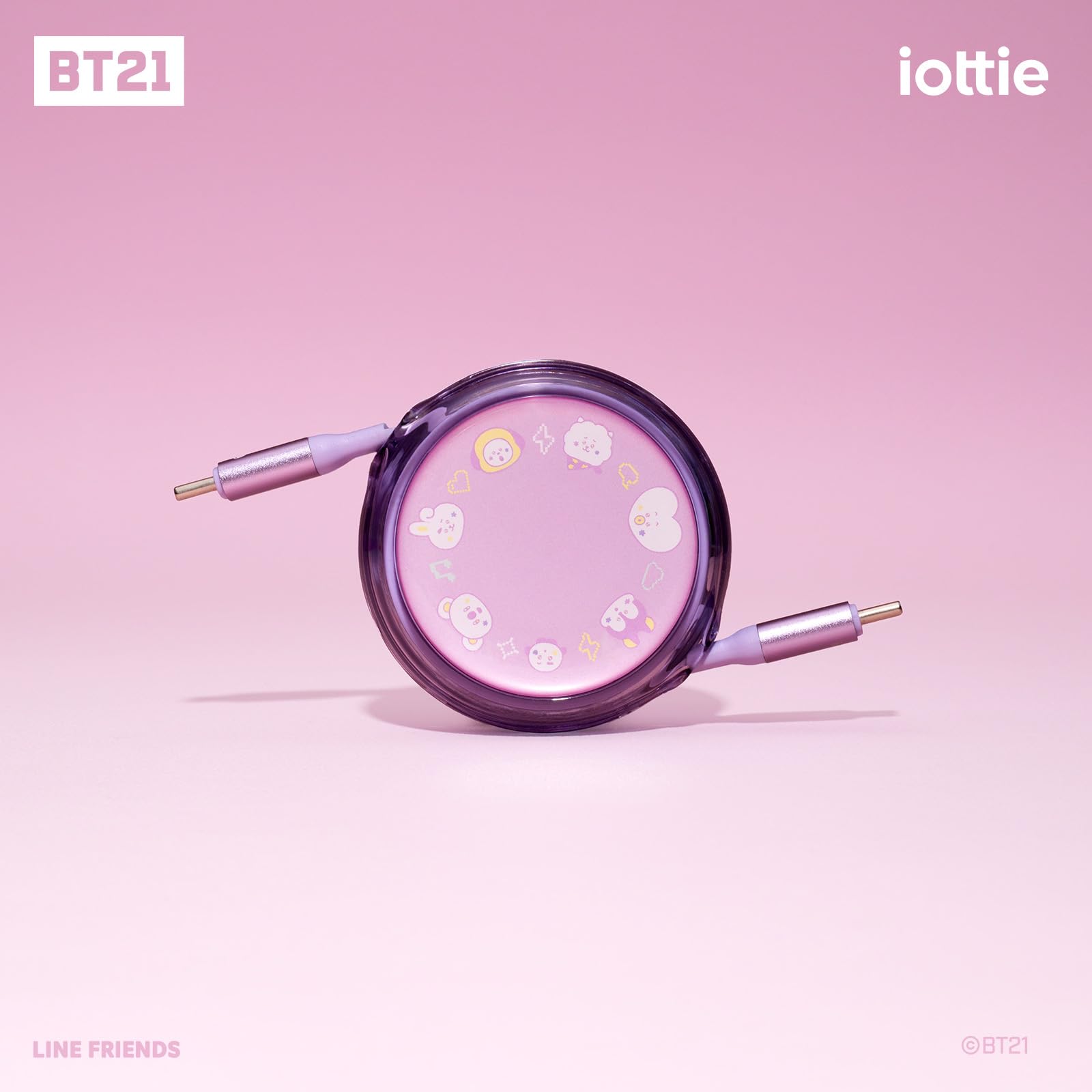 Amazon.com: iOttie with BT21 Retractable 100W USB-C Cable