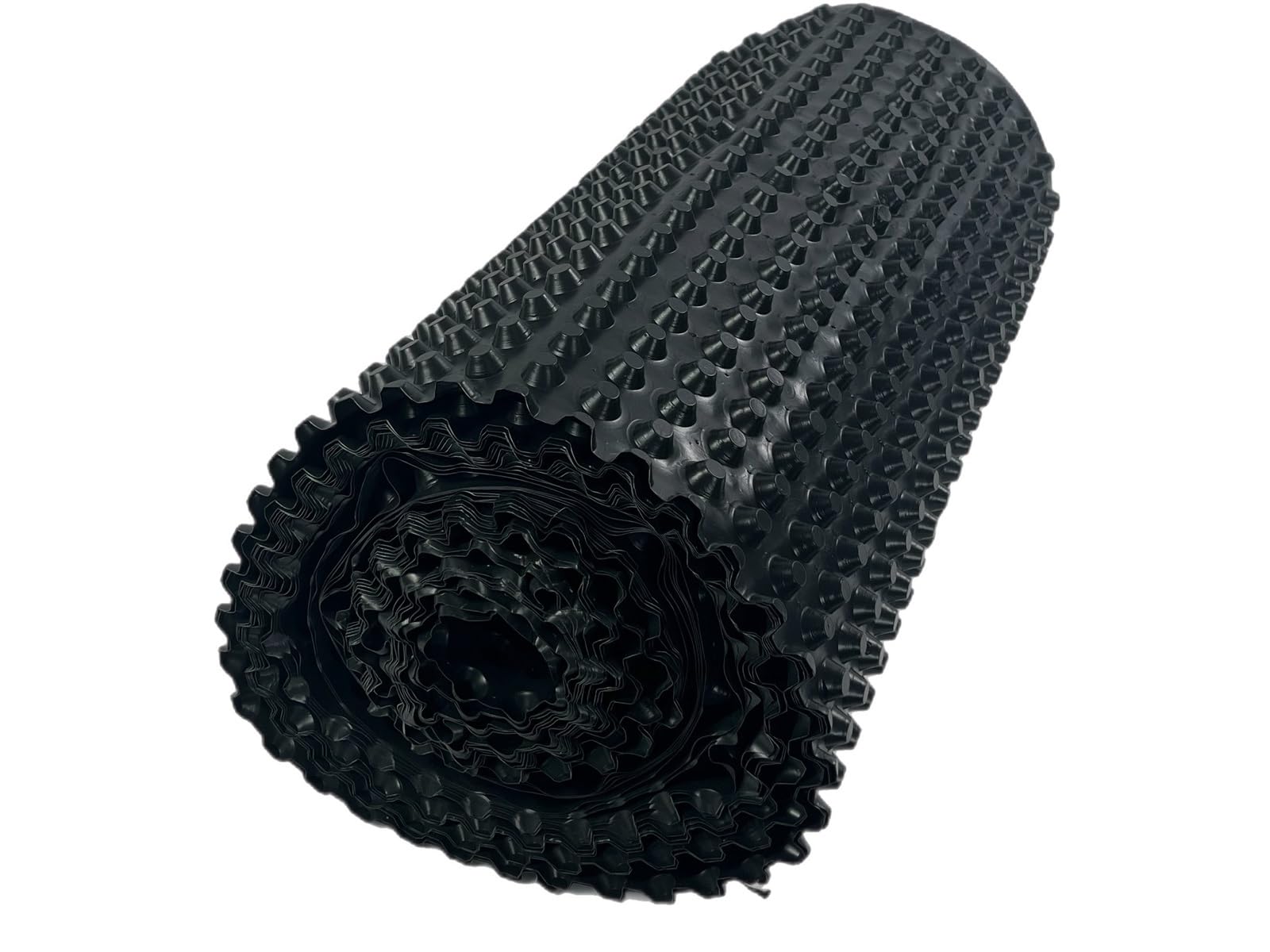 Lámina de nódulos, película de nódulos, membrana de drenaje, protección de muros, protección de cimientos, 0,5 x 20 m, 400 g/m²