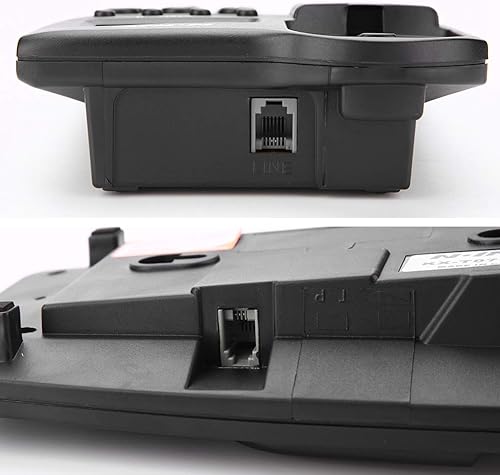 Miniatura 7 de Teléfono con cable con pantalla de identificación de llamadas, Teléfono fijo clásico retro con cable de pared Teléfono con cable, DTMF Dual System,