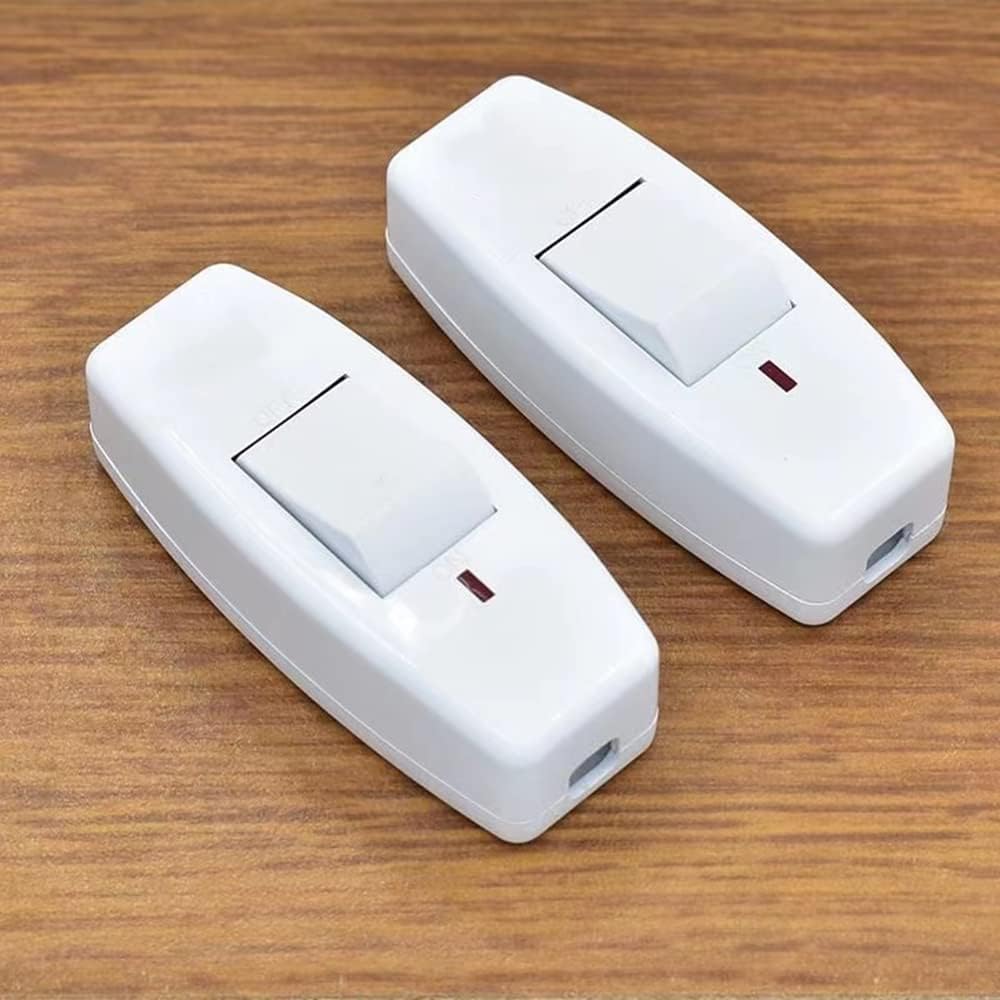 2Pcs Lamp Switches Convenient Torpedo Switches Inline Switches Feed