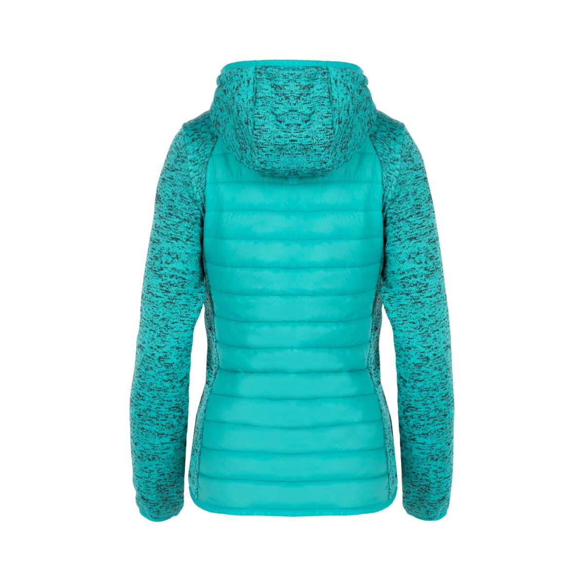 Izas Noya W Chaqueta de Mujer para Invierno Resistente al Viento y Lluvia. Abrigo Acolchado con Polar Térmico Transpirable y Bolsillos para Deporte, Senderismo y Frío. Color Rojo