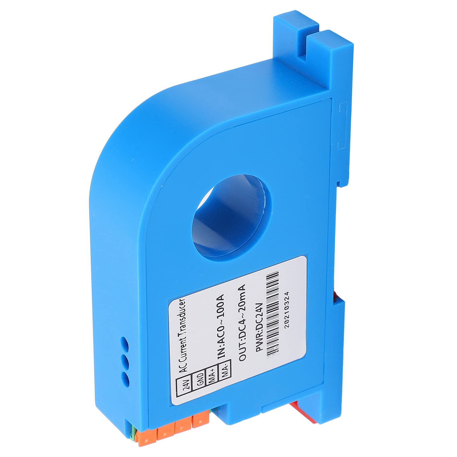 AC-Strom-Transmitter, DC 4‑20mA Output Power Distribution Control Stromwandler AC 0‑100A, für Klimaanlagen, Straßenlaternen, Stromnetzüberwachung