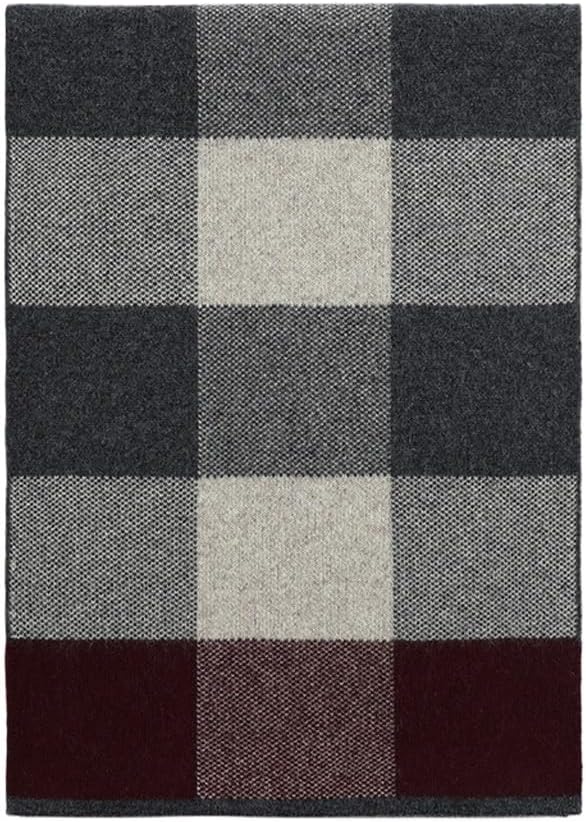 Men's cashmere plaid scarf, business thickened skin friendly, warm men's