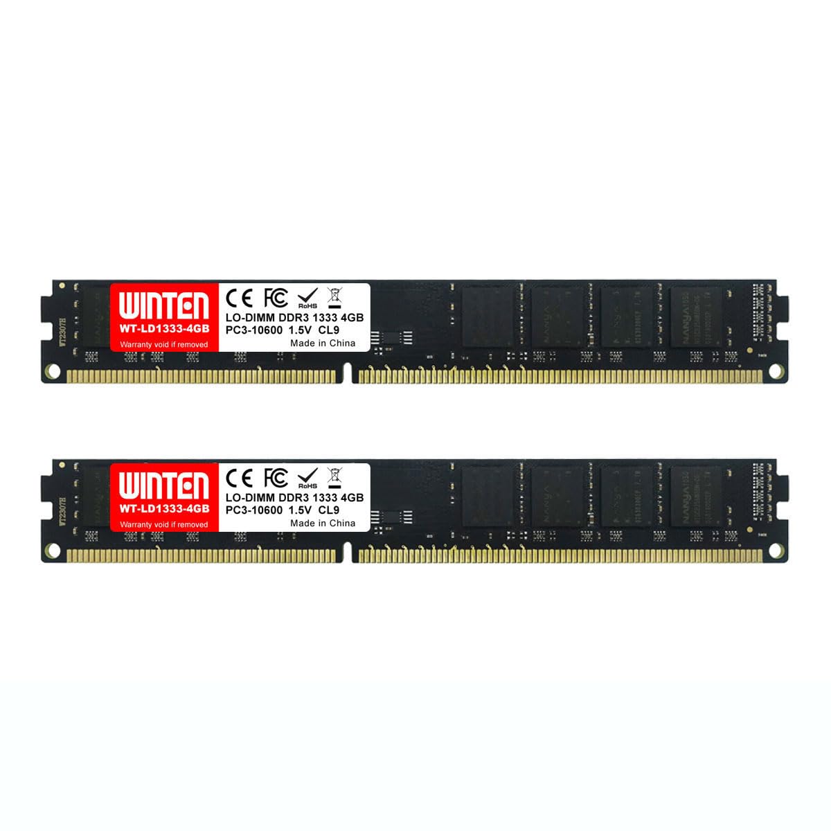 Amazon.co.jp: WINTEN デスクトップPC用メモリ DDR3-1333 8GB（4GB×2枚 