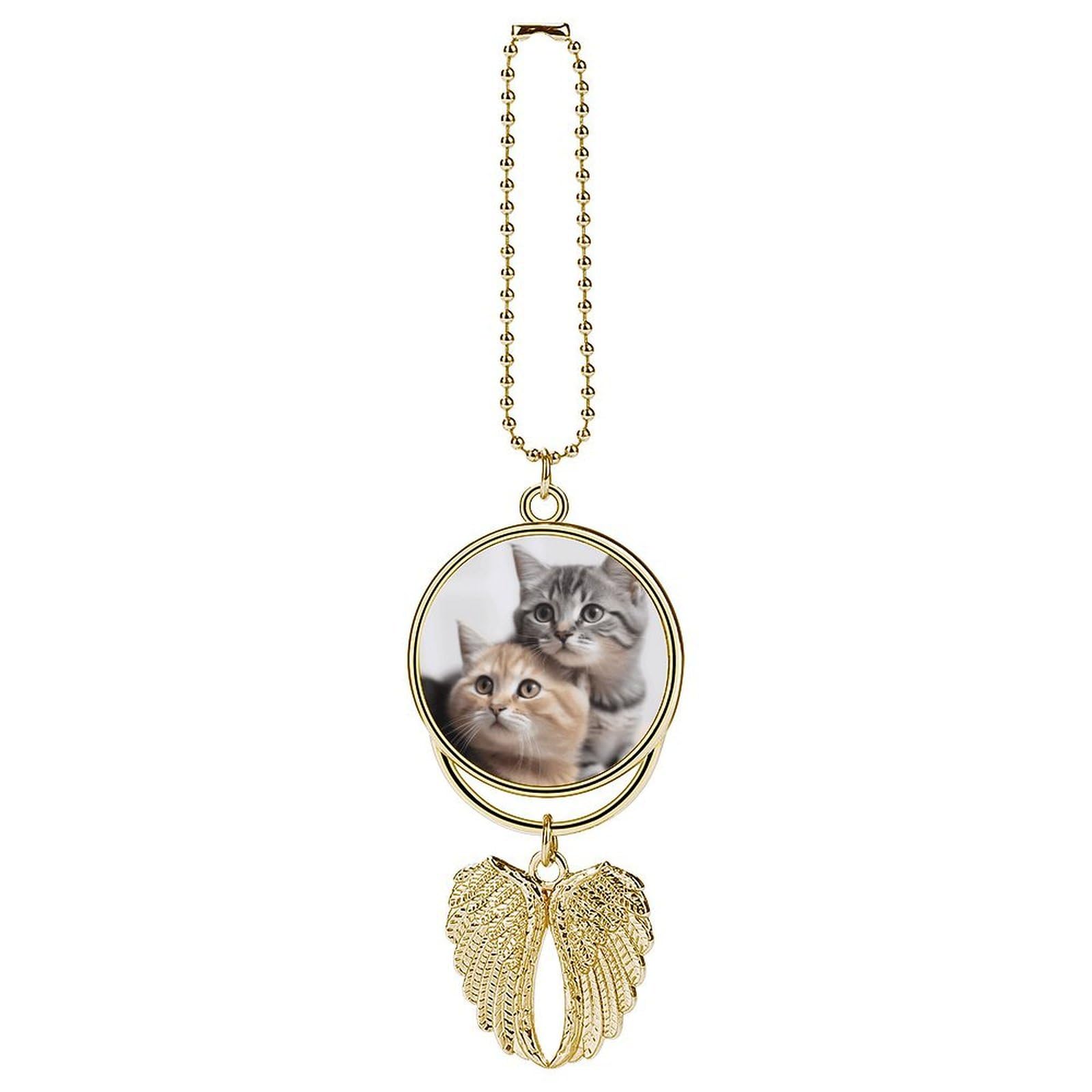 Cats Car Pendant Hanging Swing Auto Rear View Mirror Hanging Car Rear View Mirror Charm Truck Hanger Ornament Charm for Car Rear View Mirrors Accessories