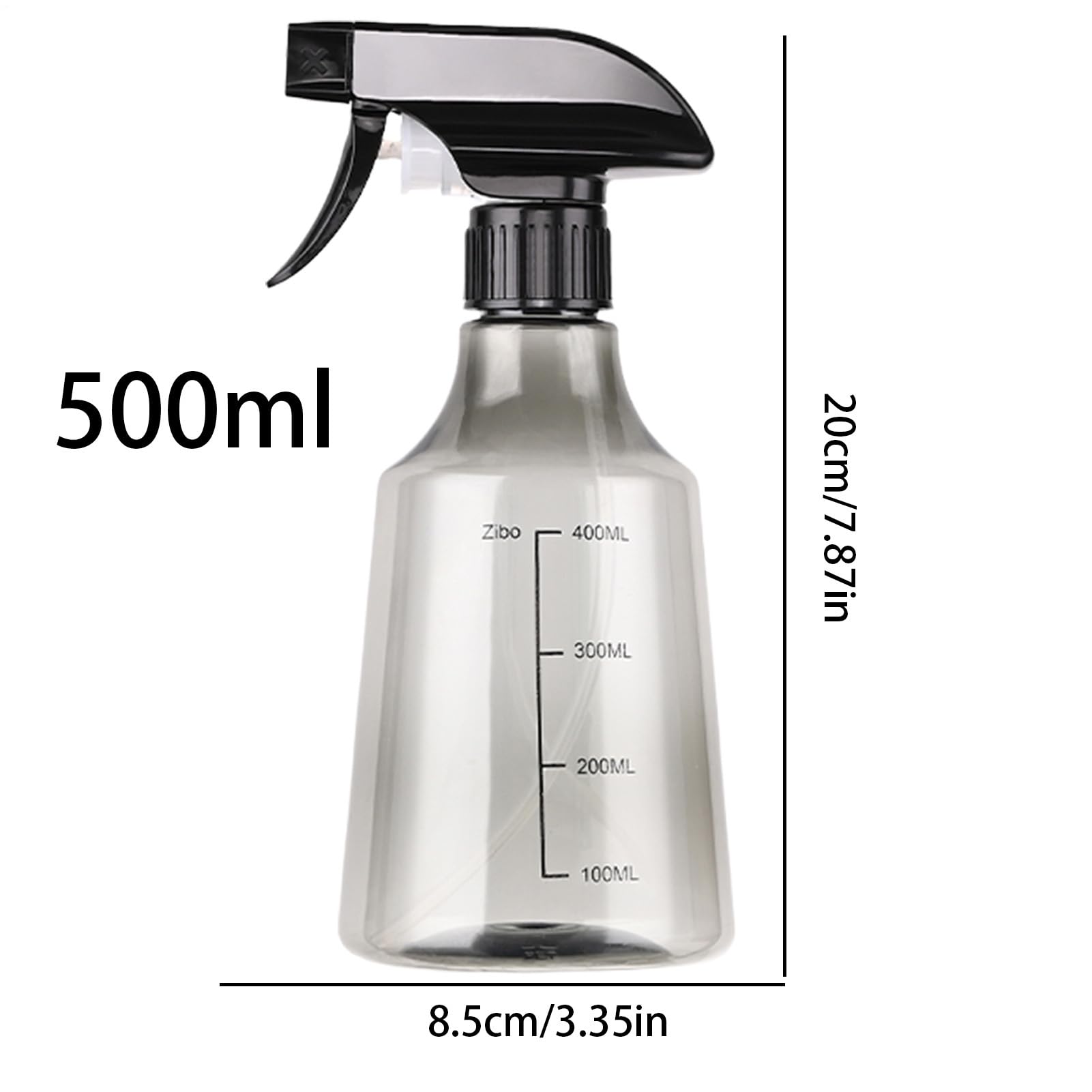 Genérico Botella De Spray, Botella De Rociador Recargable, Botella De Solución De Limpieza Vacía, Diseño De Gatillo Para La Cocina De 20x8.5 Cm, Liviano Y Portátil