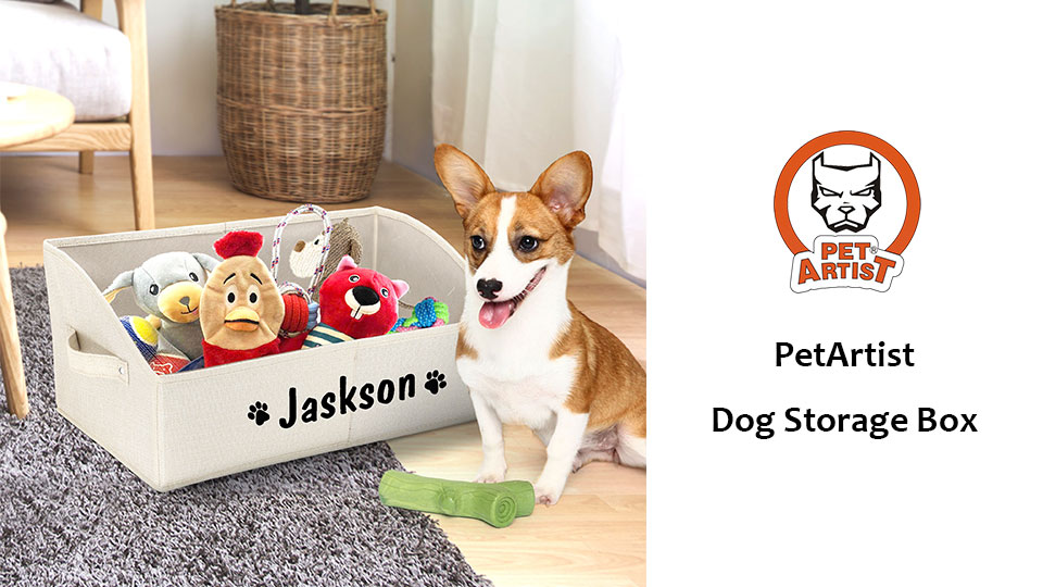 Storage Container Dog Toy Box For Chewers Metal Dog Toy Box Plus