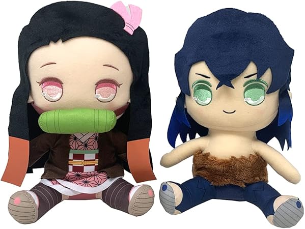 Amazon 鬼滅の刃 Big ぬいぐるみ Vol 3 全2種セット 竈門禰豆子 嘴平伊之助 ぬいぐるみ おもちゃ