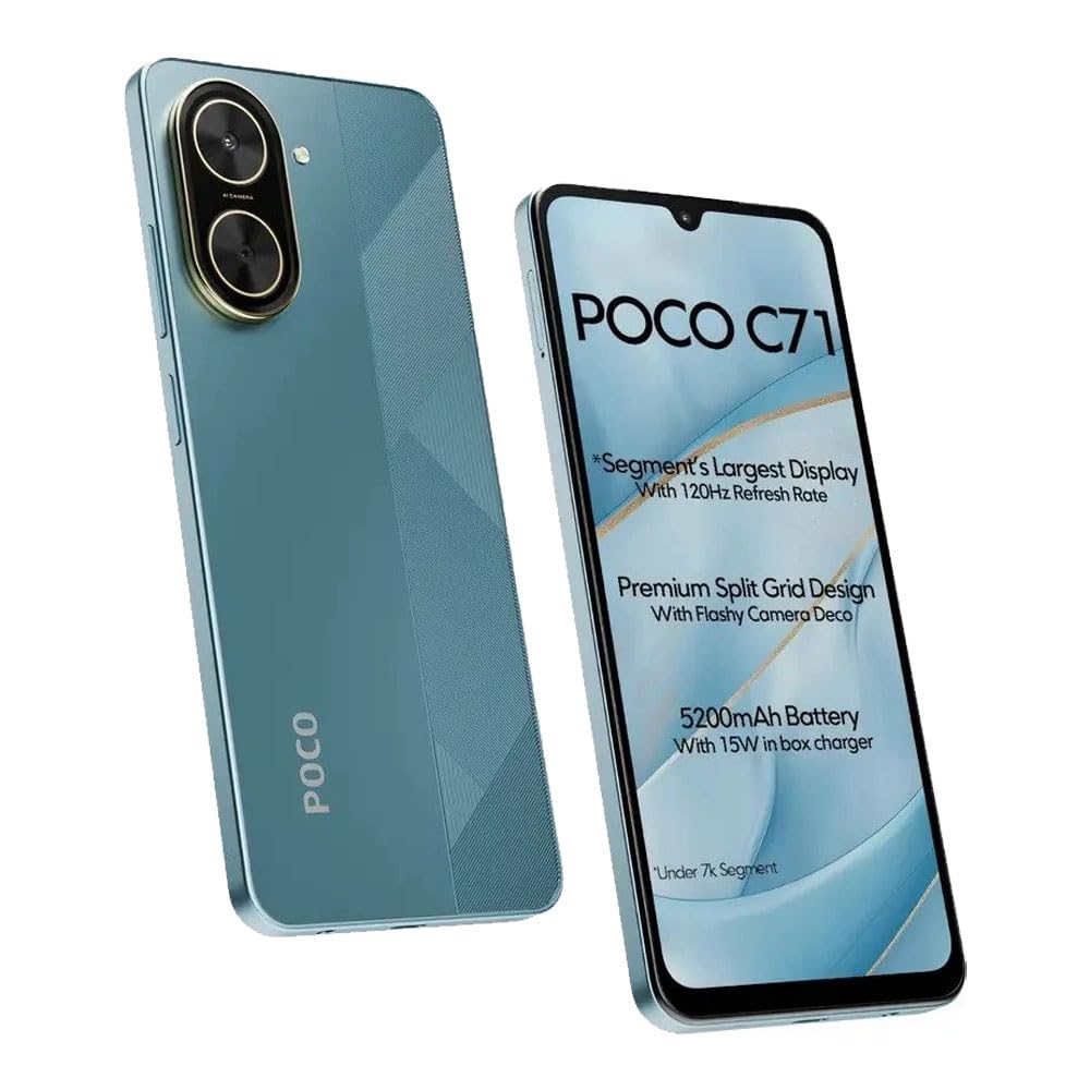 スマートフォン本体 POCO C71 Blue 3GB+3GB RAM 64GB ROM POCO C71 Blue 3GB RAM 64GB ROM